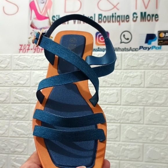 Rouge! Shoes - 🆕 Rouge Blue DENIM SANDALS